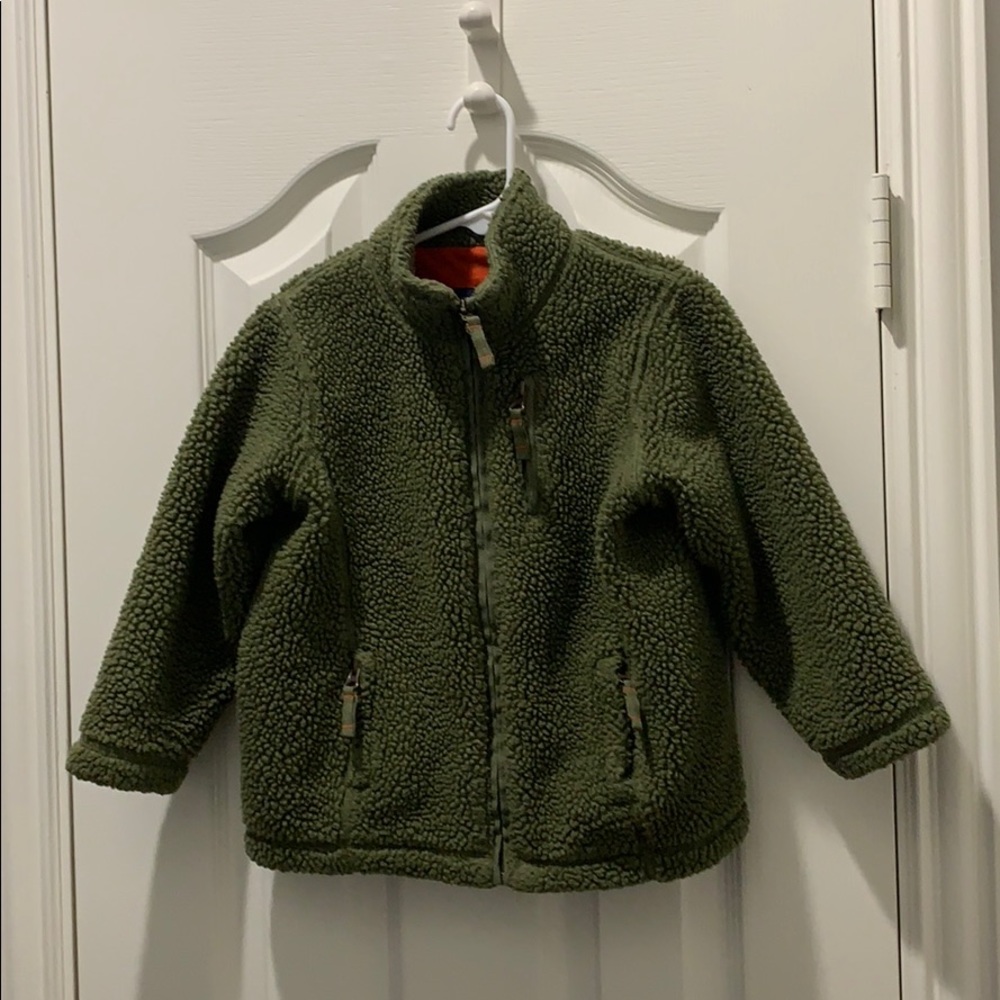 Land’s End Boys Polar Fleece Green Size 4